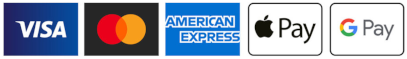 We accept visa, mastercard, amex, apple pay google pay Accepted cards